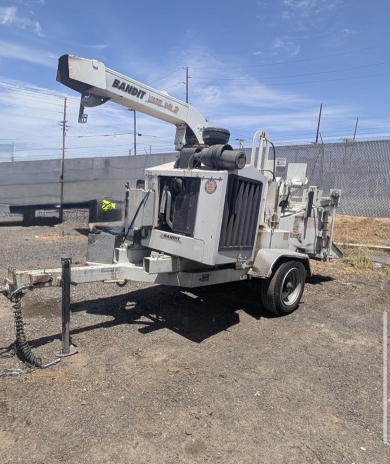 Bandit Model 1040 XP whole tree chipper ready for heavy-duty gas and diesel service