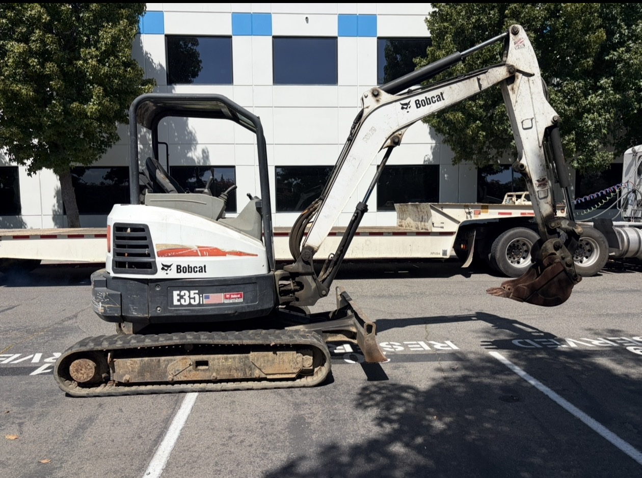Bobcat E35i mini excavator serviced by LA Trucks and Tractors