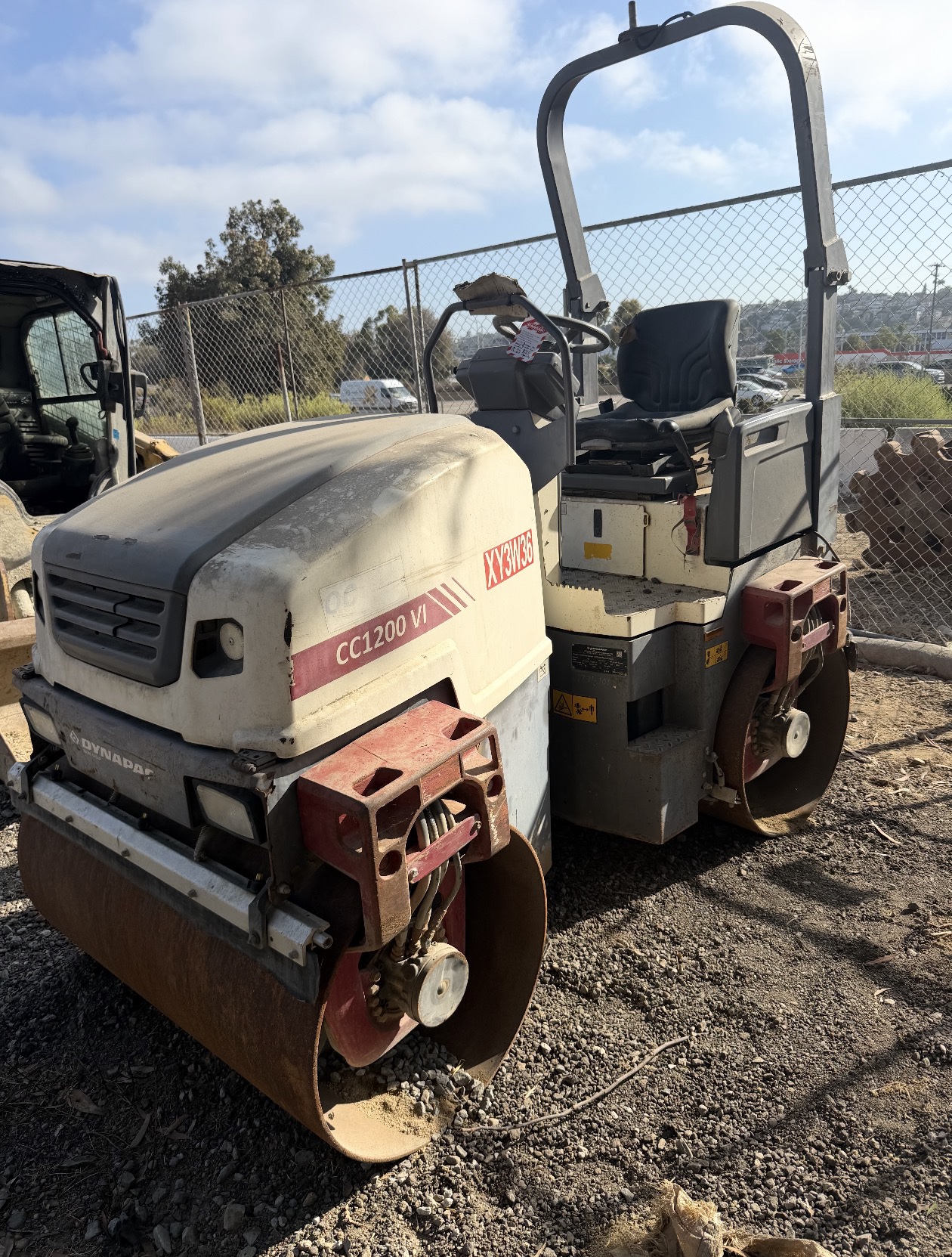 Dynapac CC1200 vibratory roller ready for repair and service