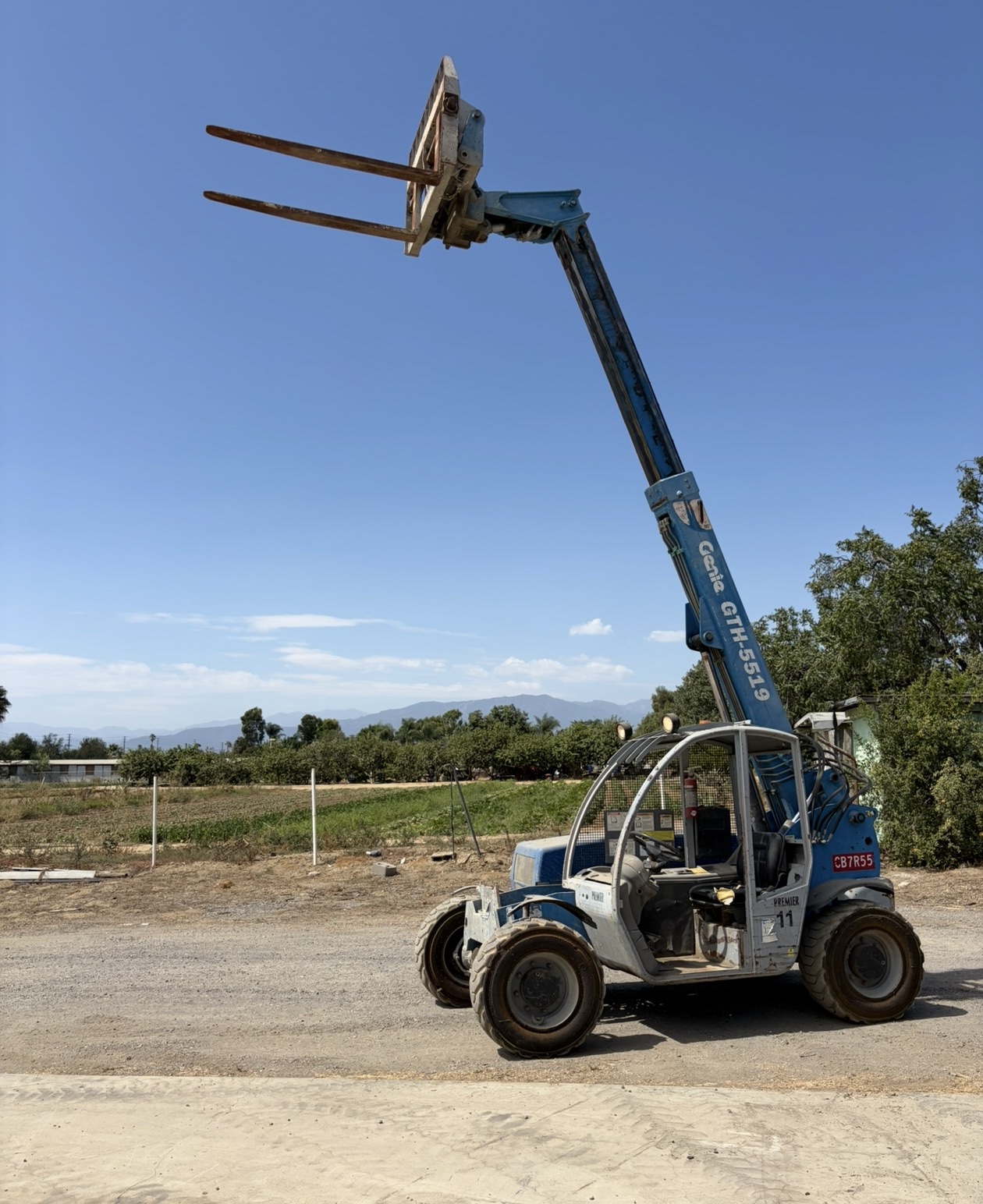 Genie GTH-5519 telehandler serviced by LA Trucks and Tractors